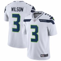 Seattle Seahawks Russell Wilson Men's Nike White Vapor Untouchable Limited Player Jersey