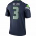 Seattle Seahawks Russell Wilson Men's Nike College Navy Legend Jersey