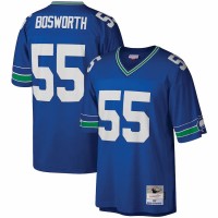 Seattle Seahawks Brian Bosworth Men's Mitchell & Ness Royal Legacy Replica Jersey