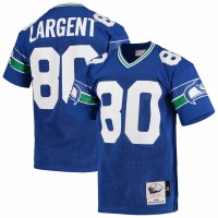 Seattle Seahawks Steve Largent Men's Mitchell & Ness Royal Authentic Retired Player Jersey