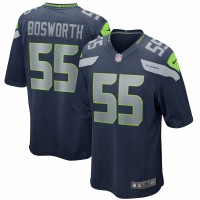 Seattle Seahawks Brian Bosworth Men's Nike College Navy Game Retired Player Jersey