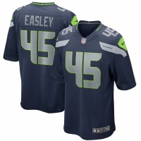 Seattle Seahawks Kenny Easley Men's Nike College Navy Game Retired Player Jersey