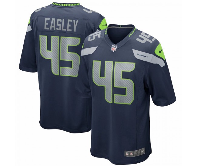 Seattle Seahawks Kenny Easley Men's Nike College Navy Game Retired Player Jersey