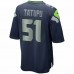 Seattle Seahawks Lofa Tatupu Men's Nike College Navy Game Retired Player Jersey