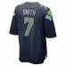 Seattle Seahawks Geno Smith Men's Nike College Navy Game Jersey