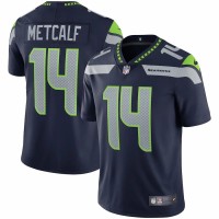 Seattle Seahawks DK Metcalf Men's Nike College Navy Vapor Limited Jersey