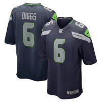 Seattle Seahawks Quandre Diggs Men's Nike College Navy Game Jersey