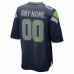 Seattle Seahawks Men's Nike Navy Game Custom Player Jersey