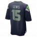 Seattle Seahawks Levi Lewis Men's Nike College Navy Game Jersey