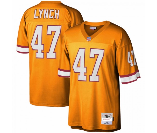 Tampa Bay Buccaneers John Lynch Men's Mitchell & Ness Orange Legacy Replica Jersey