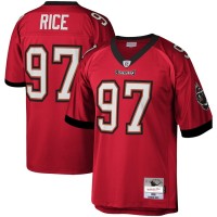 Tampa Bay Buccaneers Simeon Rice Men's Mitchell & Ness Red Legacy Replica Jersey