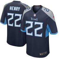 Tennessee Titans Derrick Henry Men's Nike Navy Player Game Jersey