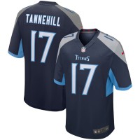 Tennessee Titans Ryan Tannehill Men's Nike Navy Game Player Jersey