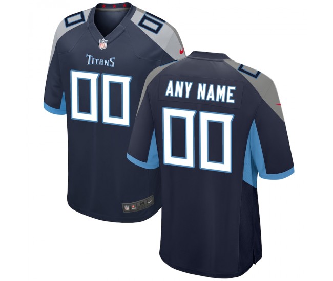 Tennessee Titans Men's Nike Navy Custom Jersey