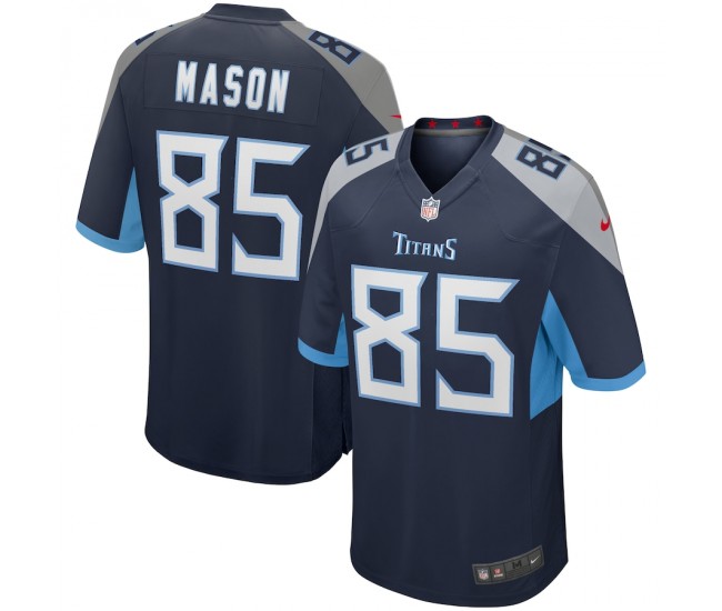 Tennessee Titans Derrick Mason Men's Nike Navy Game Retired Player Jersey