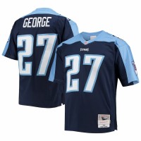 Tennessee Titans Eddie George Men's Mitchell & Ness Navy 1999 Legacy Replica Jersey