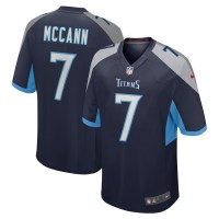 Tennessee Titans Tucker McCann Men's Nike Navy Game Player Jersey