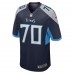 Tennessee Titans Ty Sambrailo Men's Nike Navy Game Jersey