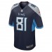Tennessee Titans Racey McMath Men's Nike Navy Game Jersey
