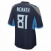 Tennessee Titans Racey McMath Men's Nike Navy Game Jersey