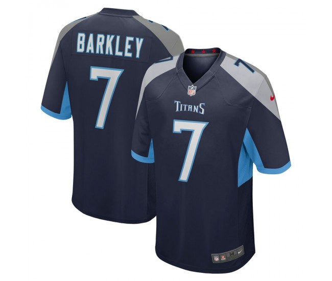 Tennessee Titans Matt Barkley Men's Nike Navy Player Game Jersey
