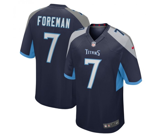 Tennessee Titans D'Onta Foreman Men's Nike Navy Game Jersey