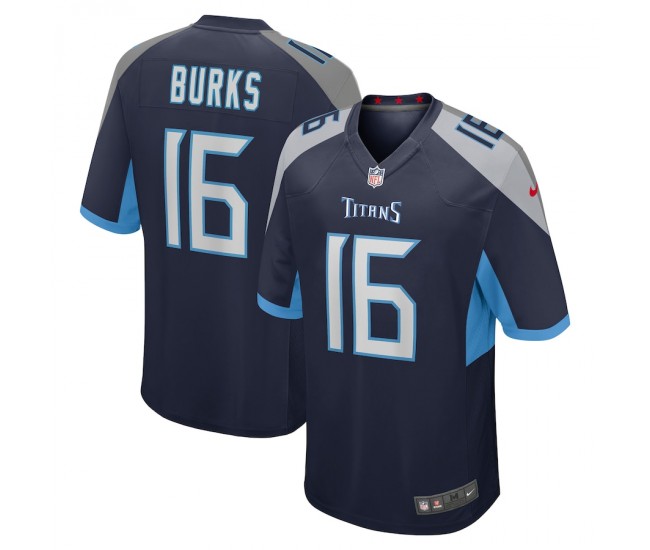Tennessee Titans Treylon Burks Men's Nike Navy 2022 NFL Draft First Round Pick Game Jersey