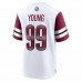 Washington Commanders Chase Young Men's Nike White Game Jersey