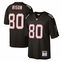 Atlanta Falcons Andre Rison Mitchell & Ness Men's Nike Black Legacy Replica Jersey