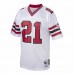 Atlanta Falcons Deion Sanders Mitchell & Ness Men's White 1989 Authentic Throwback Retired Player Jersey