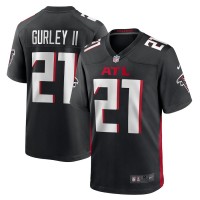 Atlanta Falcons Todd Gurley II Men's Nike Black Game Jersey