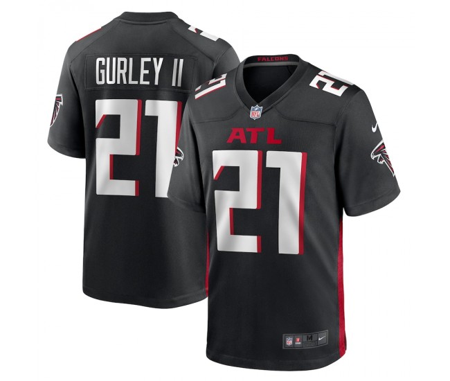 Atlanta Falcons Todd Gurley II Men's Nike Black Game Jersey