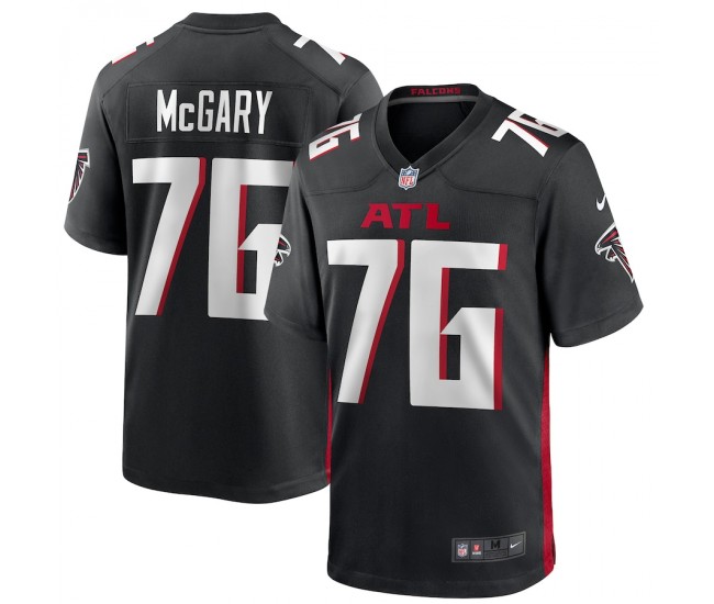Atlanta Falcons Kaleb McGary Men's Nike Black Game Jersey