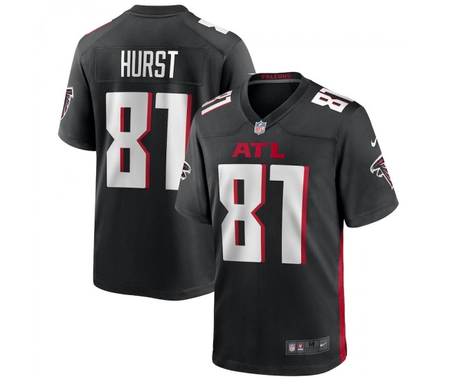 Atlanta Falcons Hayden Hurst Men's Nike Black Game Jersey
