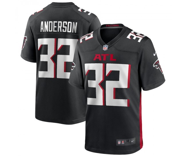 Atlanta Falcons Jamal Anderson Men's Nike Black Game Retired Player Jersey