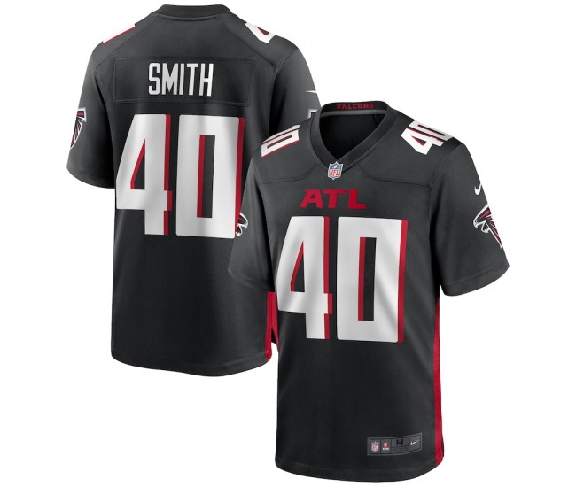 Atlanta Falcons Keith Smith Men's Nike Black Game Jersey