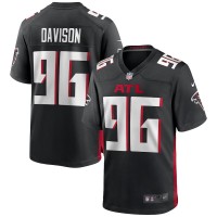Atlanta Falcons Tyeler Davison Men's Nike Black Game Jersey