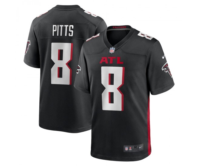 Atlanta Falcons Kyle Pitts Men's Nike Black Game Jersey