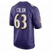 Baltimore Ravens Trystan Colon Men's Nike Purple Game Player Jersey