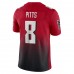 Atlanta Falcons Kyle Pitts Men's Nike Red Alternate 2 Vapor Limited Jersey