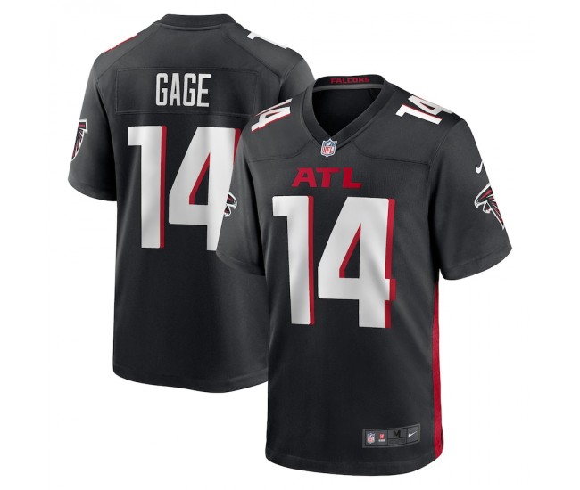 Atlanta Falcons Russell Gage Men's Nike Black Game Player Jersey
