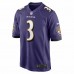 Baltimore Ravens L.J. Fort Men's Nike Purple Game Player Jersey