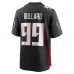 Atlanta Falcons Jonathan Bullard Men's Nike Black Game Jersey