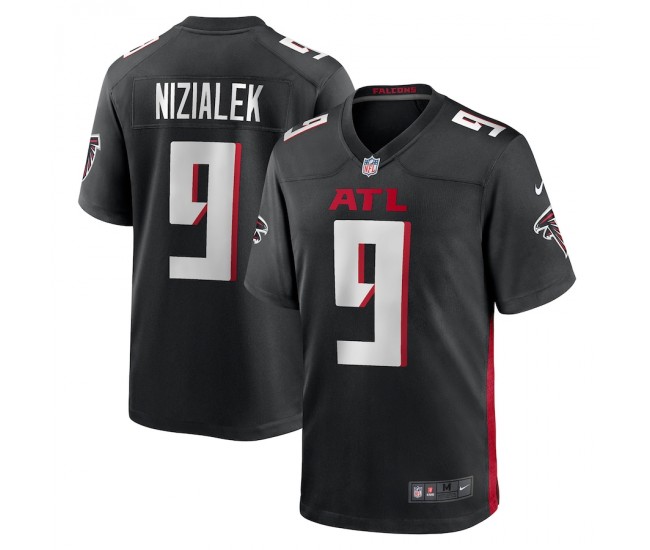 Atlanta Falcons Cameron Nizialek Men's Nike Black Player Game Jersey