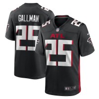 Atlanta Falcons Wayne Gallman Men's Nike Black Game Jersey