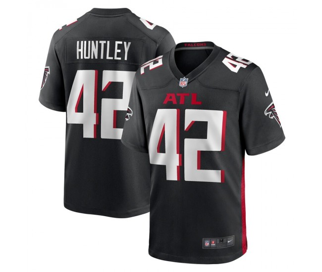 Atlanta Falcons Caleb Huntley Men's Nike Black Game Jersey