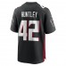 Atlanta Falcons Caleb Huntley Men's Nike Black Game Jersey