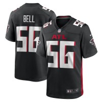Atlanta Falcons Quinton Bell Men's Nike Black Game Jersey