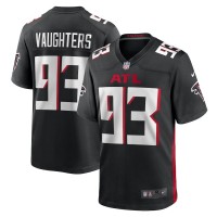 Atlanta Falcons James Vaughters Men's Nike Black Game Jersey