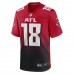 Atlanta Falcons Calvin Ridley Men's Nike Red Game Jersey